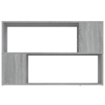 vidaXL Bibliotecă, gri sonoma, 100x24x63 cm, lemn prelucrat vidaXL Bibliotecă, gri sonoma, 100x24x63 cm, lemn prelucrat