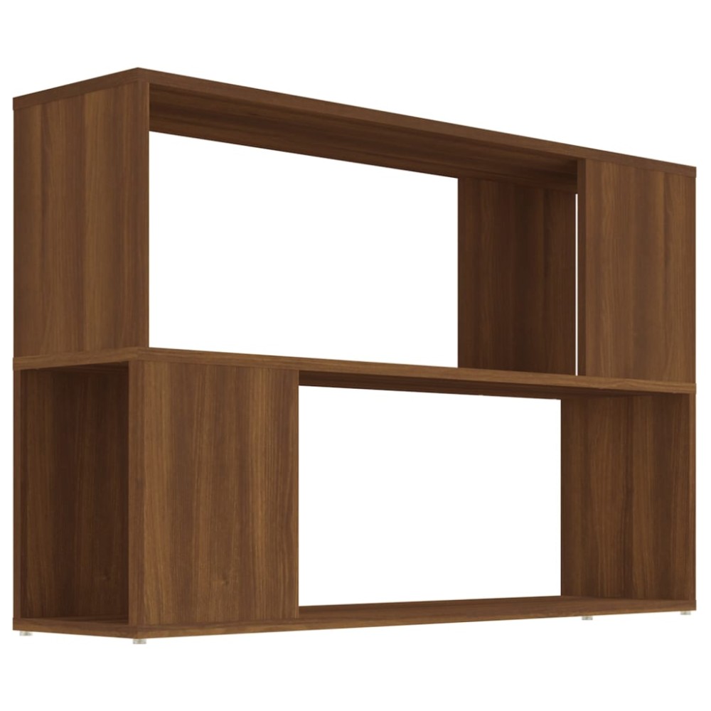 vidaXL Bibliotecă, stejar maro, 100x24x63 cm, lemn prelucrat