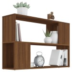 vidaXL Bibliotecă, stejar maro, 100x24x63 cm, lemn prelucrat