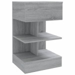 vidaXL Noptieră, gri sonoma, 40x35x65 cm, lemn prelucrat