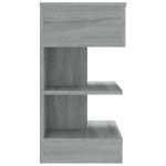 vidaXL Noptiere, 2 buc., gri sonoma, 40x35x65 cm, lemn prelucrat vidaXL Noptiere, 2 buc., gri sonoma, 40x35x65 cm, lemn prelucrat