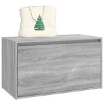 vidaXL Bancă de hol, gri sonoma, 80x40x45 cm, lemn prelucrat vidaXL Bancă de hol, gri sonoma, 80x40x45 cm, lemn prelucrat