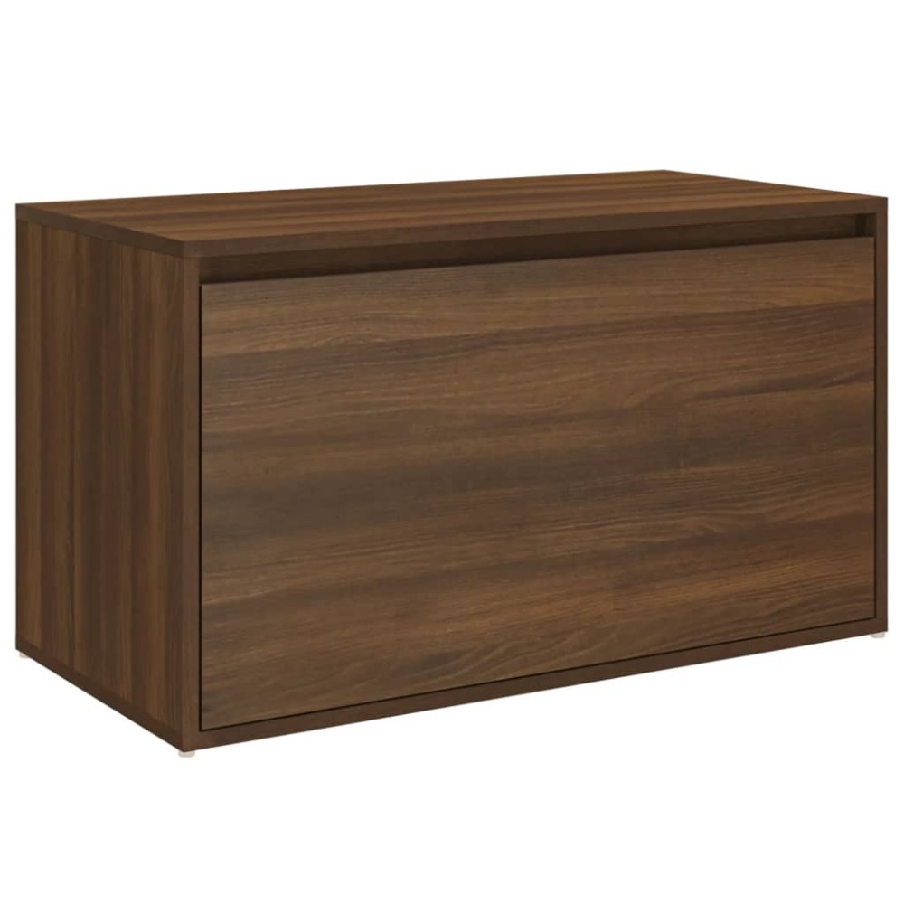 vidaXL Bancă de hol, stejar maro, 80x40x45 cm, lemn prelucrat