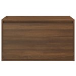vidaXL Bancă de hol, stejar maro, 80x40x45 cm, lemn prelucrat vidaXL Bancă de hol, stejar maro, 80x40x45 cm, lemn prelucrat