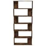 vidaXL Bibliotecă/Separator stejar fumuriu 80x24x192 cm lemn prelucrat vidaXL Bibliotecă/Separator stejar fumuriu 80x24x192 cm lemn prelucrat