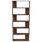 vidaXL Bibliotecă/Separator, stejar maro, 80x24x192 cm, lemn prelucrat vidaXL Bibliotecă/Separator, stejar maro, 80x24x192 cm, lemn prelucrat