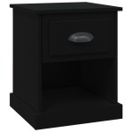 vidaXL Noptieră, negru, 39x39x47,5 cm, lemn prelucrat