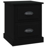 vidaXL Noptieră, negru, 39x39x47,5 cm, lemn prelucrat