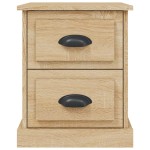 vidaXL Noptieră, stejar sonoma, 39x39x47,5 cm, lemn prelucrat vidaXL Noptieră, stejar sonoma, 39x39x47,5 cm, lemn prelucrat