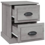 vidaXL Noptieră, gri sonoma, 39x39x47,5 cm, lemn prelucrat