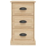 vidaXL Noptieră, stejar sonoma, 39x39x67 cm, lemn prelucrat vidaXL Noptieră, stejar sonoma, 39x39x67 cm, lemn prelucrat