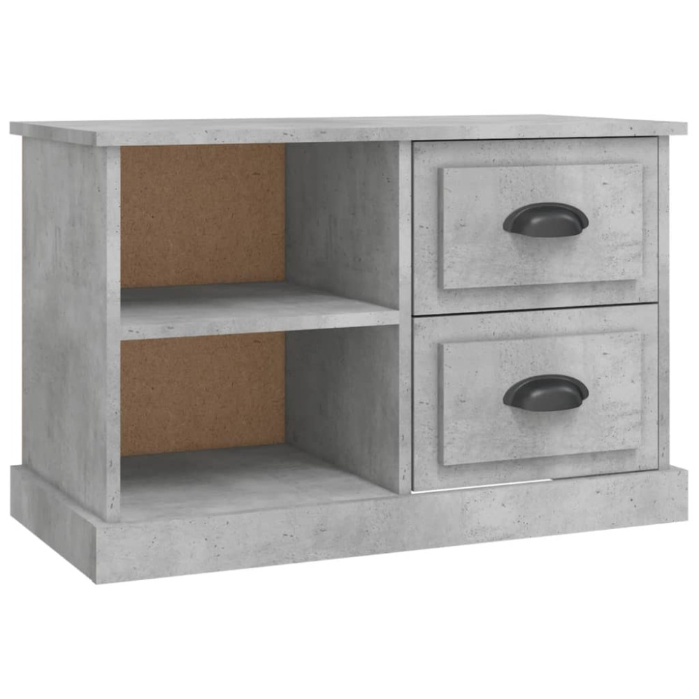 vidaXL Comodă TV, gri beton, 73x35,5x47,5 cm, lemn prelucrat