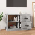 vidaXL Comodă TV, gri beton, 73x35,5x47,5 cm, lemn prelucrat vidaXL Comodă TV, gri beton, 73x35,5x47,5 cm, lemn prelucrat
