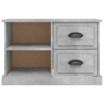 vidaXL Comodă TV, gri beton, 73x35,5x47,5 cm, lemn prelucrat vidaXL Comodă TV, gri beton, 73x35,5x47,5 cm, lemn prelucrat