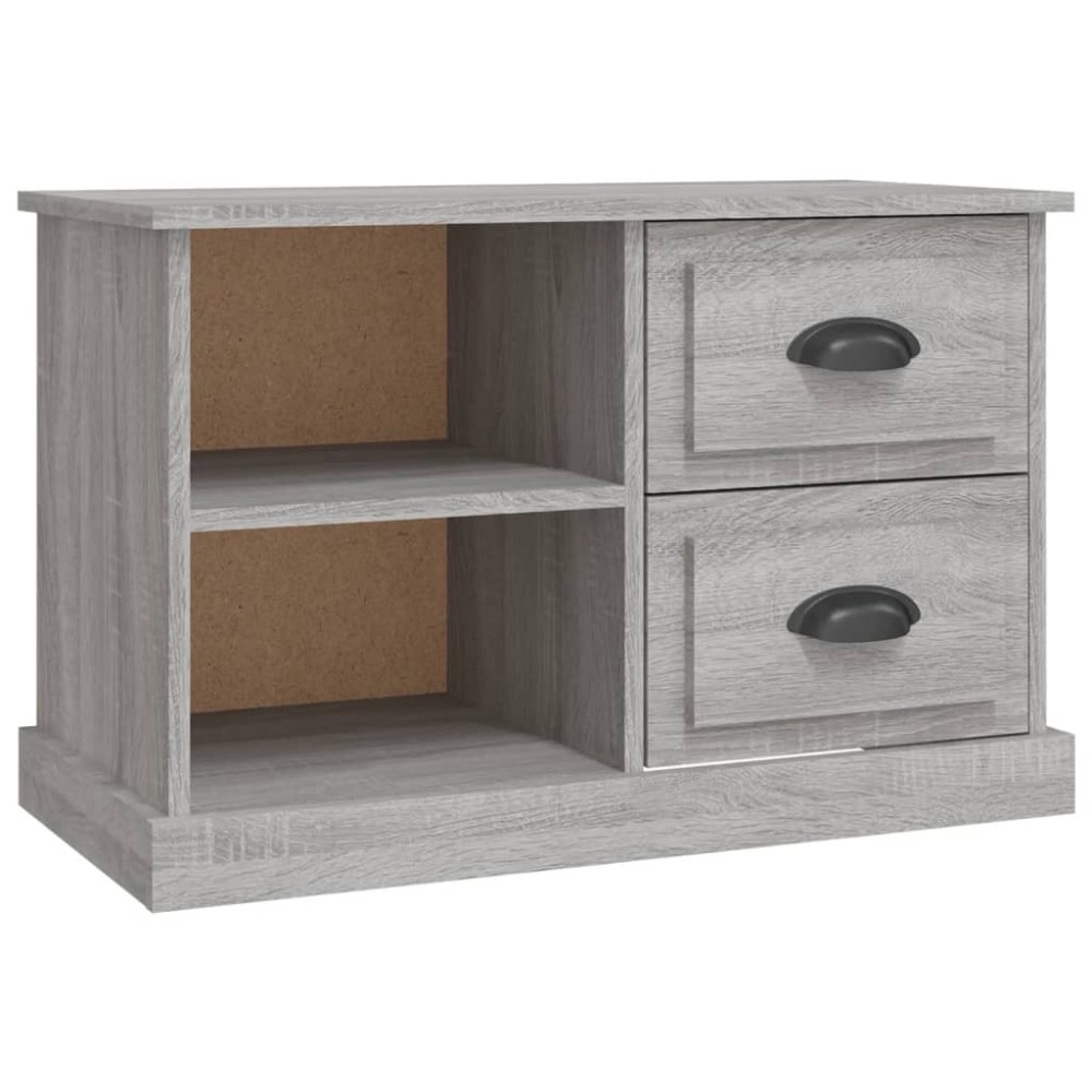 vidaXL Comodă TV, gri sonoma, 73x35,5x47,5 cm, lemn prelucrat