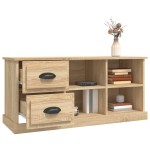 vidaXL Comodă TV, stejar sonoma, 102x35,5x47,5 cm, lemn prelucrat