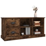vidaXL Comodă TV, stejar afumat, 102x35,5x47,5 cm, lemn prelucrat vidaXL Comodă TV, stejar afumat, 102x35,5x47,5 cm, lemn prelucrat
