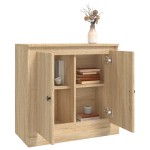 vidaXL Servantă, stejar sonoma, 70x35,5x67,5 cm, lemn prelucrat