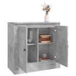 vidaXL Servantă, gri beton, 70x35,5x67,5 cm, lemn prelucrat vidaXL Servantă, gri beton, 70x35,5x67,5 cm, lemn prelucrat
