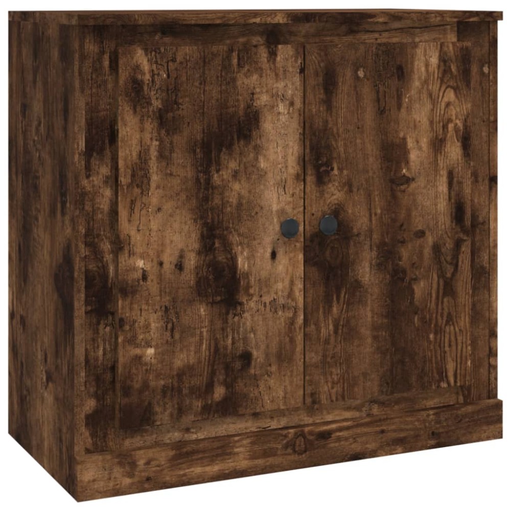 vidaXL Servantă, stejar afumat, 70x35,5x67,5 cm, lemn prelucrat