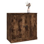 vidaXL Servantă, stejar afumat, 70x35,5x67,5 cm, lemn prelucrat