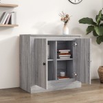 vidaXL Servantă, gri sonoma, 70x35,5x67,5 cm, lemn prelucrat