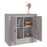 vidaXL Servantă, gri sonoma, 70x35,5x67,5 cm, lemn prelucrat