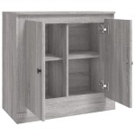 vidaXL Servantă, gri sonoma, 70x35,5x67,5 cm, lemn prelucrat