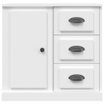 vidaXL Servantă, alb, 70x35,5x67,5 cm, lemn prelucrat