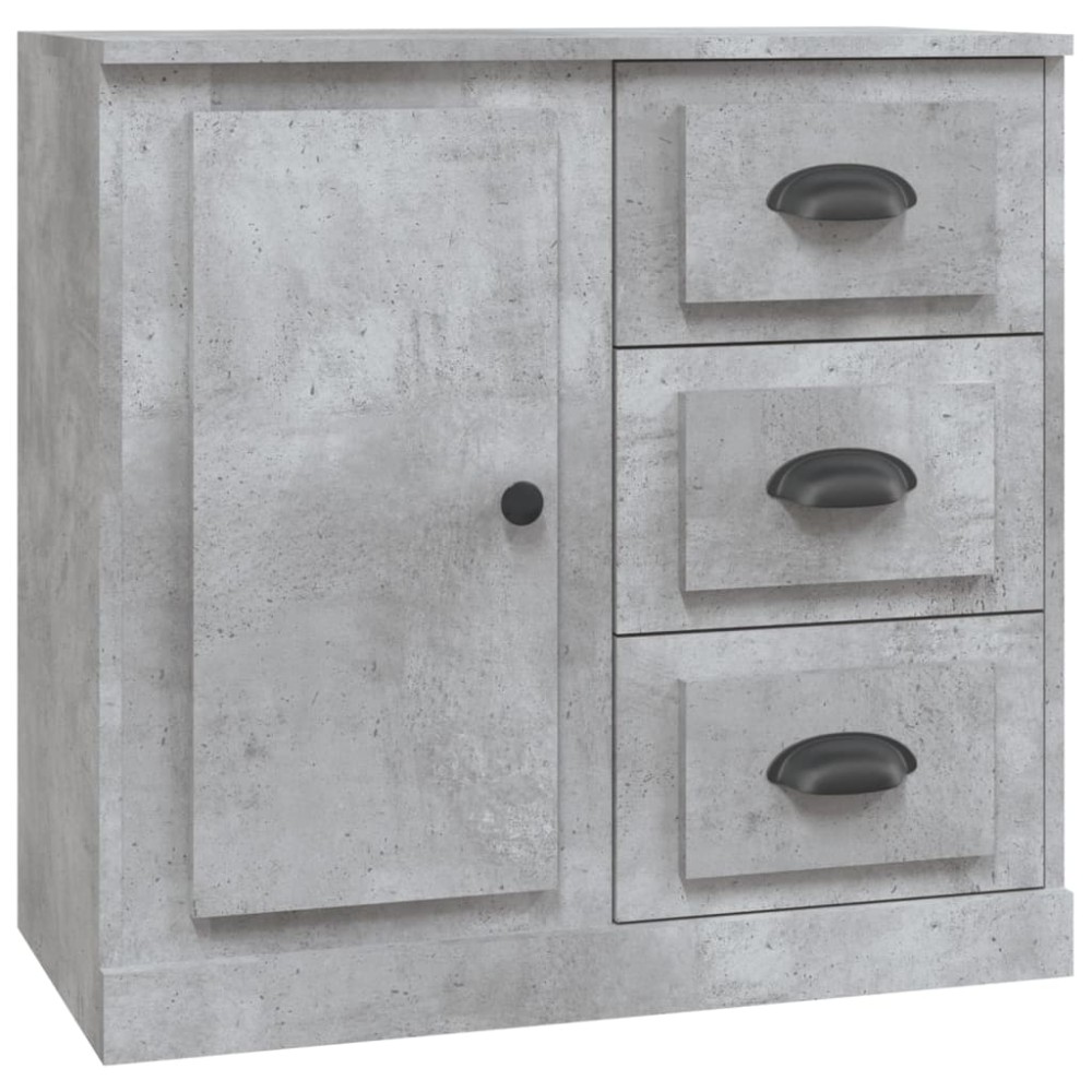 vidaXL Servantă, gri beton, 70x35,5x67,5 cm, lemn prelucrat