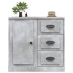 vidaXL Servantă, gri beton, 70x35,5x67,5 cm, lemn prelucrat vidaXL Servantă, gri beton, 70x35,5x67,5 cm, lemn prelucrat