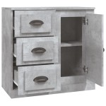 vidaXL Servantă, gri beton, 70x35,5x67,5 cm, lemn prelucrat vidaXL Servantă, gri beton, 70x35,5x67,5 cm, lemn prelucrat