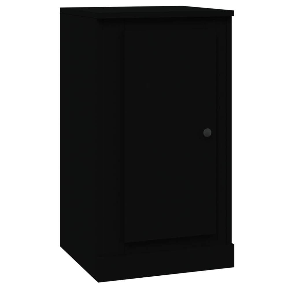vidaXL Servantă, negru, 37,5x35,5x67,5 cm, lemn prelucrat