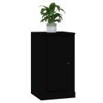 vidaXL Servantă, negru, 37,5x35,5x67,5 cm, lemn prelucrat vidaXL Servantă, negru, 37,5x35,5x67,5 cm, lemn prelucrat