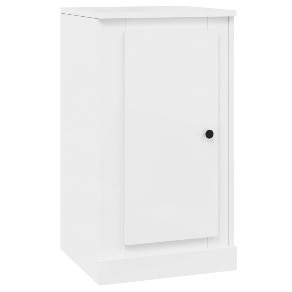 vidaXL Servantă, alb extralucios, 37,5x35,5x67,5 cm, lemn prelucrat