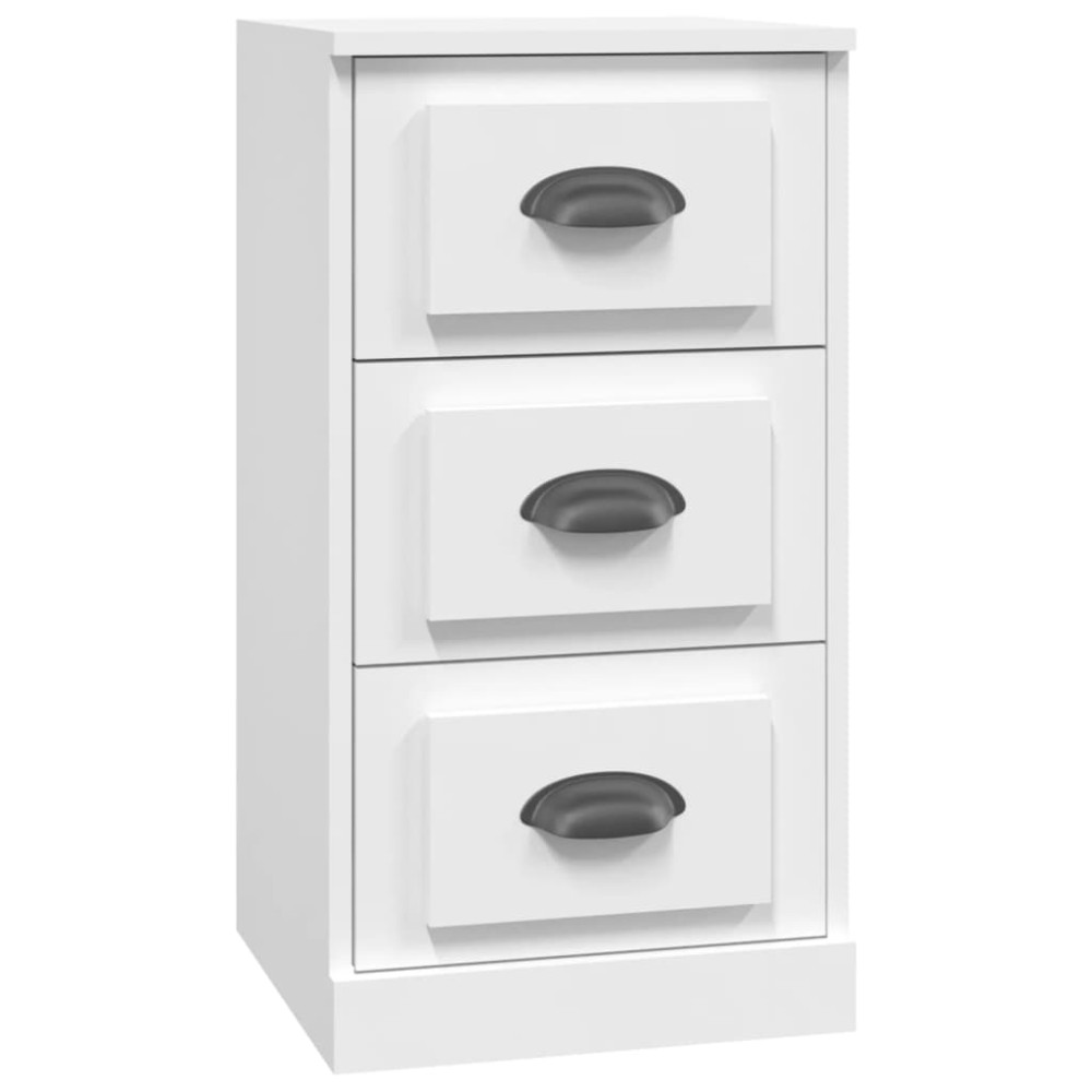 vidaXL Servantă, alb, 36x35,5x67,5 cm, lemn prelucrat