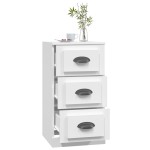 vidaXL Servantă, alb, 36x35,5x67,5 cm, lemn prelucrat vidaXL Servantă, alb, 36x35,5x67,5 cm, lemn prelucrat