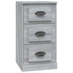 vidaXL Servantă, gri sonoma, 36x35,5x67,5 cm, lemn prelucrat vidaXL Servantă, gri sonoma, 36x35,5x67,5 cm, lemn prelucrat