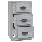 vidaXL Servantă, gri sonoma, 36x35,5x67,5 cm, lemn prelucrat vidaXL Servantă, gri sonoma, 36x35,5x67,5 cm, lemn prelucrat