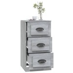 vidaXL Servantă, gri sonoma, 36x35,5x67,5 cm, lemn prelucrat vidaXL Servantă, gri sonoma, 36x35,5x67,5 cm, lemn prelucrat