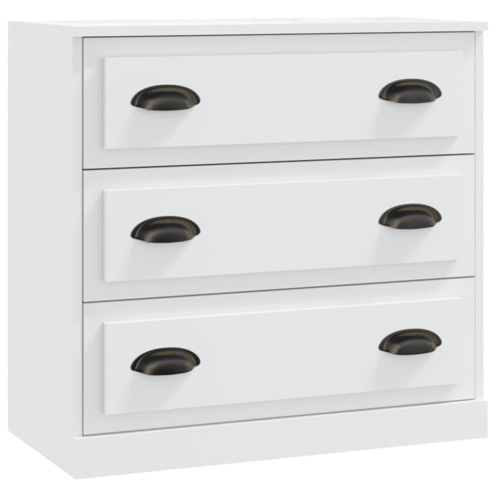 vidaXL Servantă, alb, 70x35,5x67,5 cm, lemn prelucrat