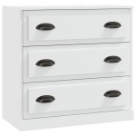 vidaXL Servantă, alb, 70x35,5x67,5 cm, lemn prelucrat