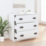 vidaXL Servantă, alb, 70x35,5x67,5 cm, lemn prelucrat