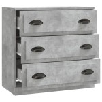 vidaXL Servantă, gri beton, 70x35,5x67,5 cm, lemn prelucrat