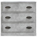 vidaXL Servantă, gri beton, 70x35,5x67,5 cm, lemn prelucrat