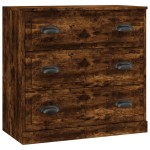 vidaXL Servantă, stejar afumat, 70x35,5x67,5 cm, lemn prelucrat vidaXL Servantă, stejar afumat, 70x35,5x67,5 cm, lemn prelucrat