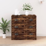 vidaXL Servantă, stejar afumat, 70x35,5x67,5 cm, lemn prelucrat vidaXL Servantă, stejar afumat, 70x35,5x67,5 cm, lemn prelucrat