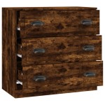 vidaXL Servantă, stejar afumat, 70x35,5x67,5 cm, lemn prelucrat vidaXL Servantă, stejar afumat, 70x35,5x67,5 cm, lemn prelucrat