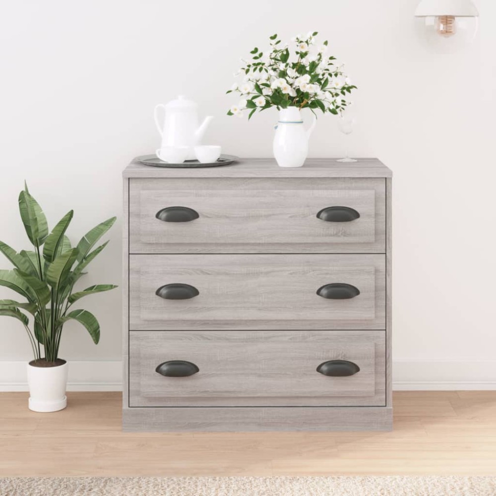 vidaXL Servantă, gri sonoma, 70x35,5x67,5 cm, lemn prelucrat