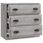vidaXL Servantă, gri sonoma, 70x35,5x67,5 cm, lemn prelucrat vidaXL Servantă, gri sonoma, 70x35,5x67,5 cm, lemn prelucrat